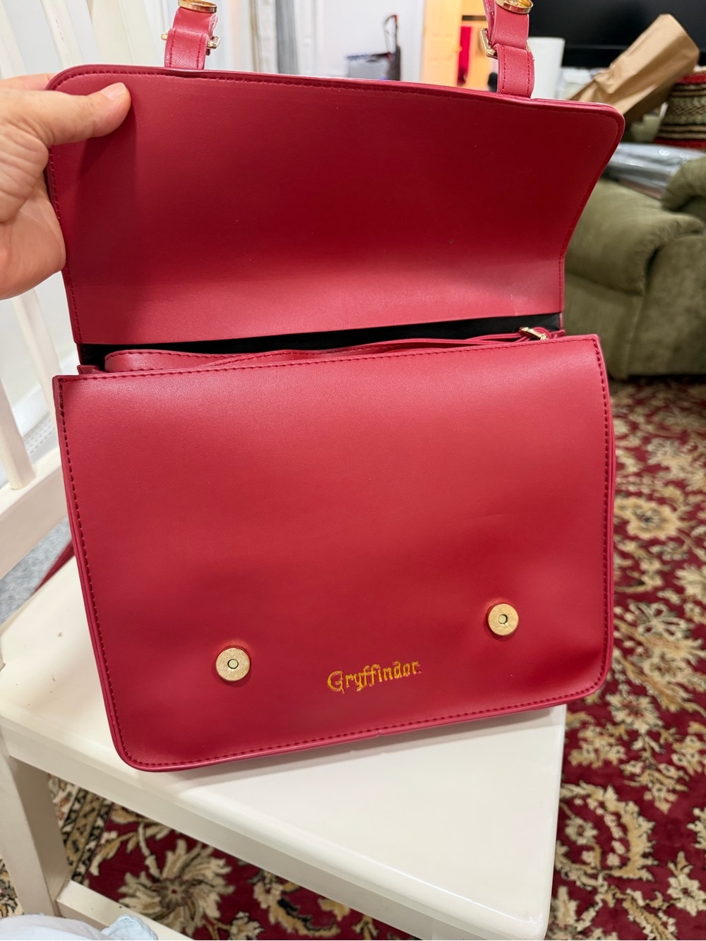 MINISO x Harry Potter Gryffindor Preppy Crossbody Bag - Picture 8 of 10